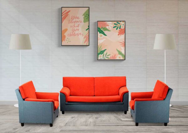 Kurl-on | Toledo Sofa | 3 Seater Sofa | Living Room & Office Room Kurl-on Hari Om Furnitures