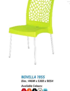 Novella 19ss Chair Nilkamal Hari Om Furnitures