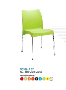 Novella 07 Chair Nilkamal Hari Om Furnitures