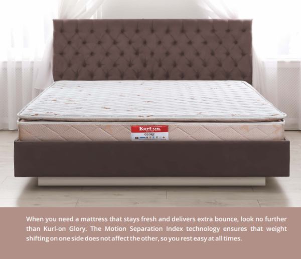 Glory Mattress(6" + 1" Inch) Kurl-on Hari Om Furnitures