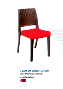 Enamora With Cushion Chair Nilkamal Hari Om Furnitures