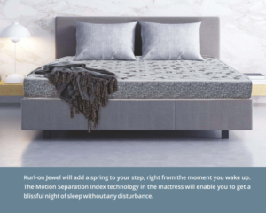 Jewel Mattress(6" Inch) Kurl-on Hari Om Furnitures