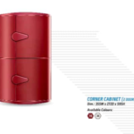 Corner Cabinet Nilkamal Hari Om Furnitures