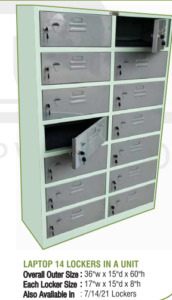 Laptop 14 Lockers In A Unit Armour Hari Om Furnitures