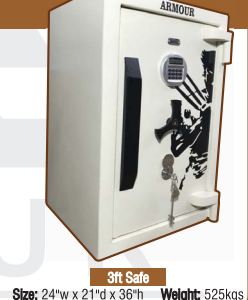 3ft Single Door Safe Armour Hari Om Furnitures