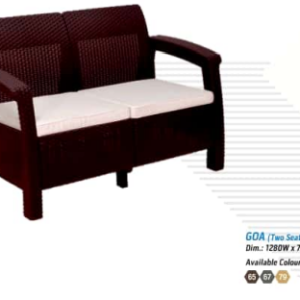 GOA Two Seater Chair Nilkamal Hari Om Furnitures