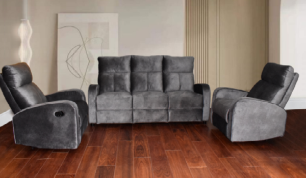 JACKSON 3 SEATER SOFA WITH RECLINER Hari Om Furnitrues