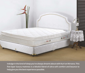 Nirvana Mattress(6″+2″ Inch) Kurl-on Hari Om Furnitures