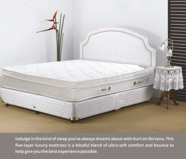 Nirvana Mattress(6″+2″ Inch) Kurl-on Hari Om Furnitures
