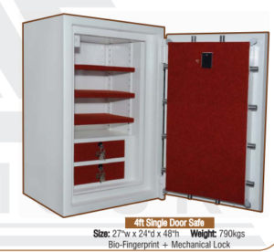 4ft Single Door Safe Armour Hari Om Furnitures