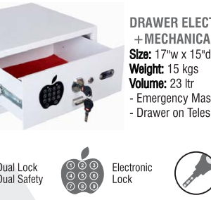 Drawer Mechanical+Electronic Armour Hari Om Furnitures