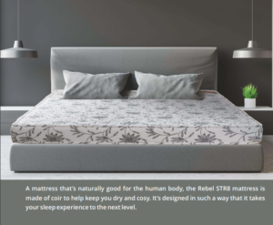 Rebel Str8 Mattress(5"Inch) Kurl-on Hari Om Furnitures