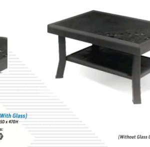 Center Table (With Glass) Nilkamal Hari Om Furnitures