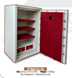 5ft Single Door Safe Armour Hari Om Furnitures