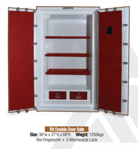 5ft Double Door Safe Armour Hari Om Furnitures