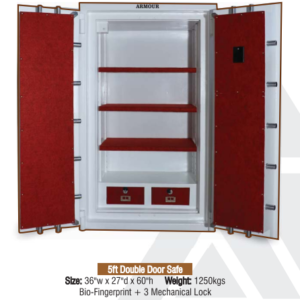 5ft Double Door Safe Armour Hari Om Furnitures