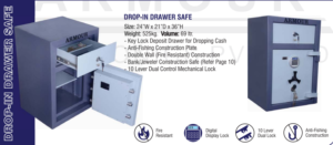 Drop-In Drawer Safe Armour Hari Om Furnitures