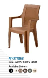Mystique Chair Nilkamal Hari Om Furnitures