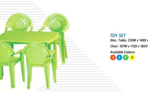 Toy Chair Table Set Nilkamal Hari Om Furnitures