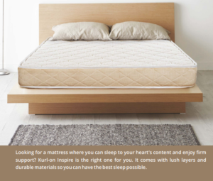 Inspire Mattress(6"Inch) Kurl-on Hari Om Furnitures