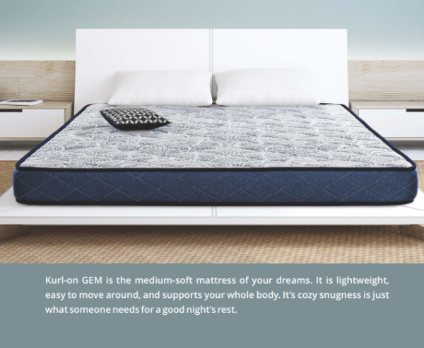 GEM Mattress(5" Inch) Kurl-on Hari Om Furnitures