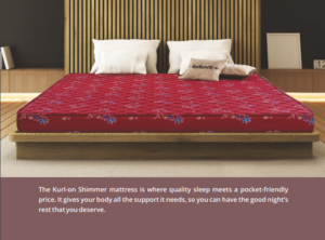 Shimmer Mattress 4 INCH Kurl-on Hari Om Furnitures