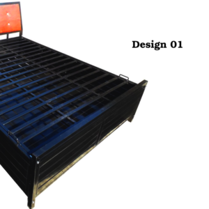 Metal Bed With Cushion Hari Om Furnitures