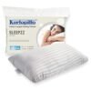 Kurl-On Kurlopillo SLEEPZ polyester Feather Pillow, White, Standard Size 27" X 17" (68.5 X 43.2 ) in cm Kurl-on Hari Om Furnitures