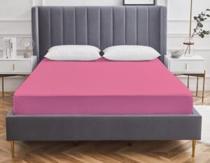 AVI Waterproof Soft Quilted Cotton Breathable Elastic Fitted Style Mattress Protector/ Bed Cover AVI Hari Om Furnitures