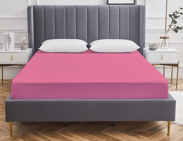 AVI Waterproof Soft Quilted Cotton Breathable Elastic Fitted Style Mattress Protector/ Bed Cover AVI Hari Om Furnitures